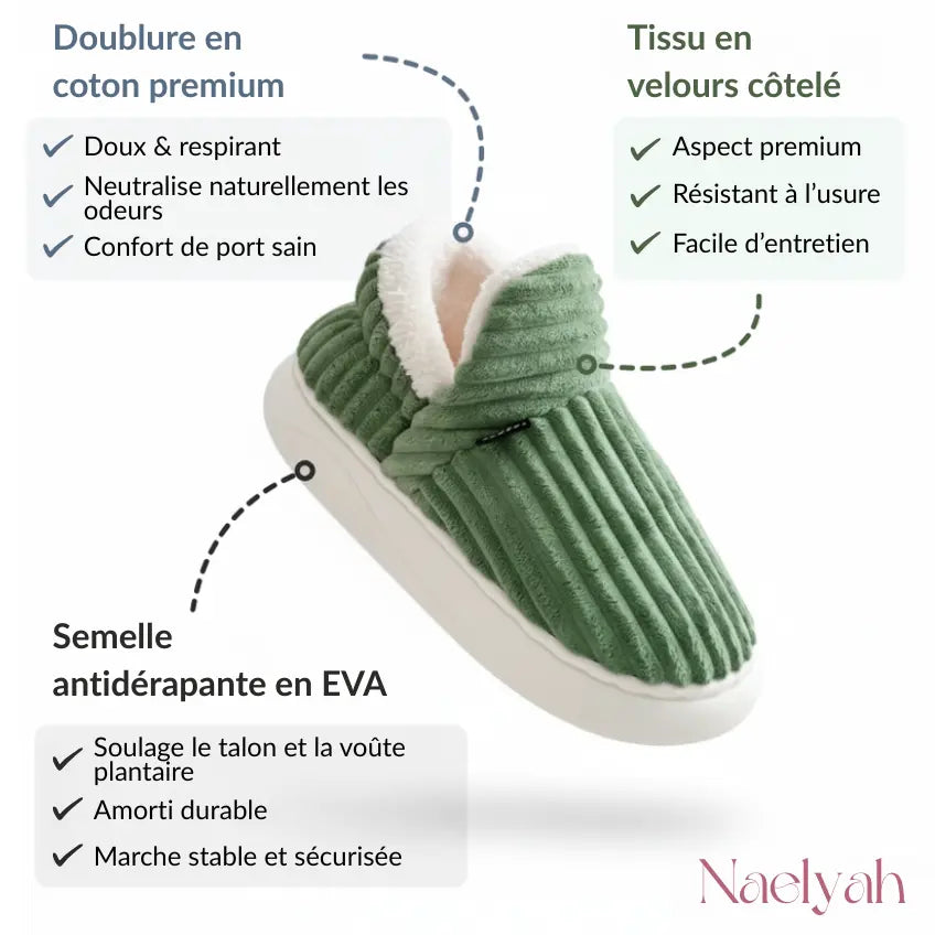 Pantoufles de confort