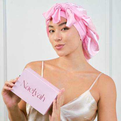 Bonnet cheveux en soie de mûrier 100 %