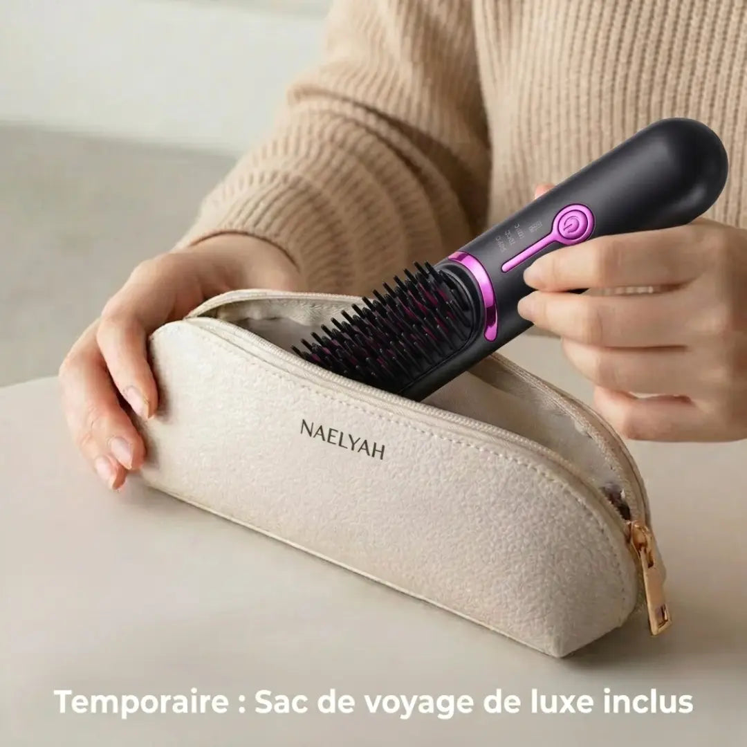 Naelyah AirBrush Pro | Brosse lissante sans fil