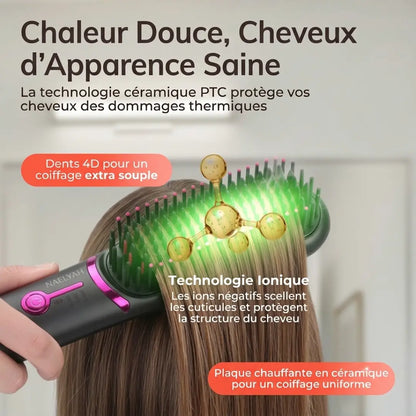 Naelyah AirBrush Pro | Brosse lissante sans fil