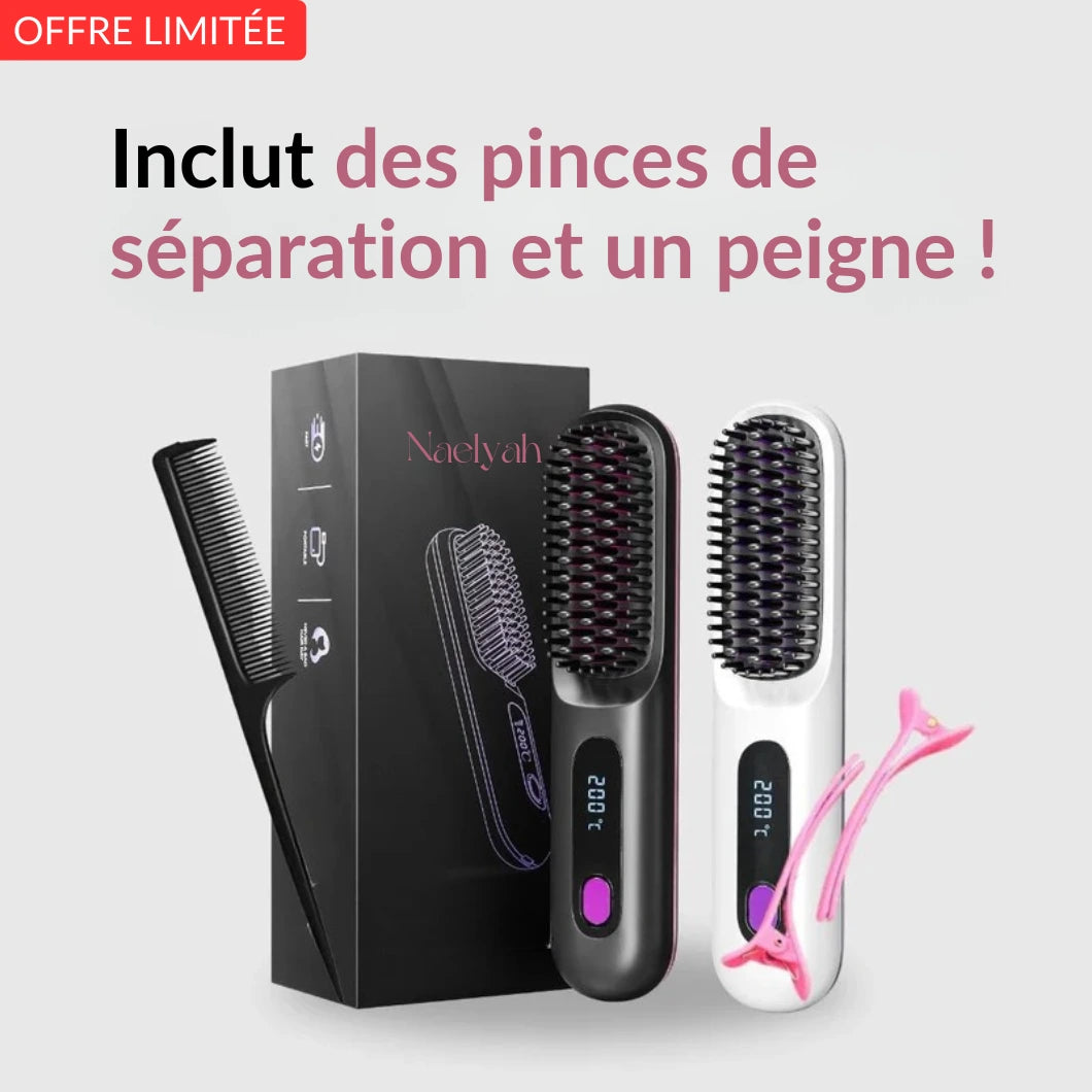 Brosse Lissante Portable Naelyah – GoBrosse Pro