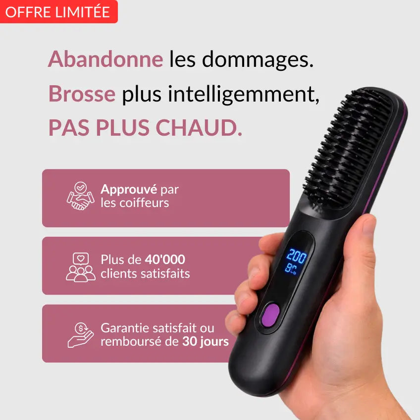 Brosse Lissante Portable Naelyah – GoBrosse Pro