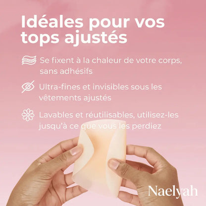 Caches-tétons circulaires sans adhésif