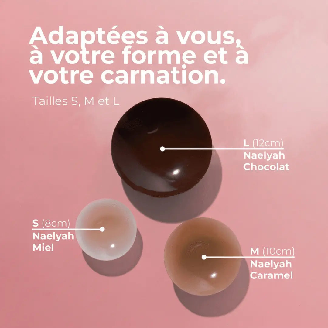 Caches-tétons circulaires sans adhésif