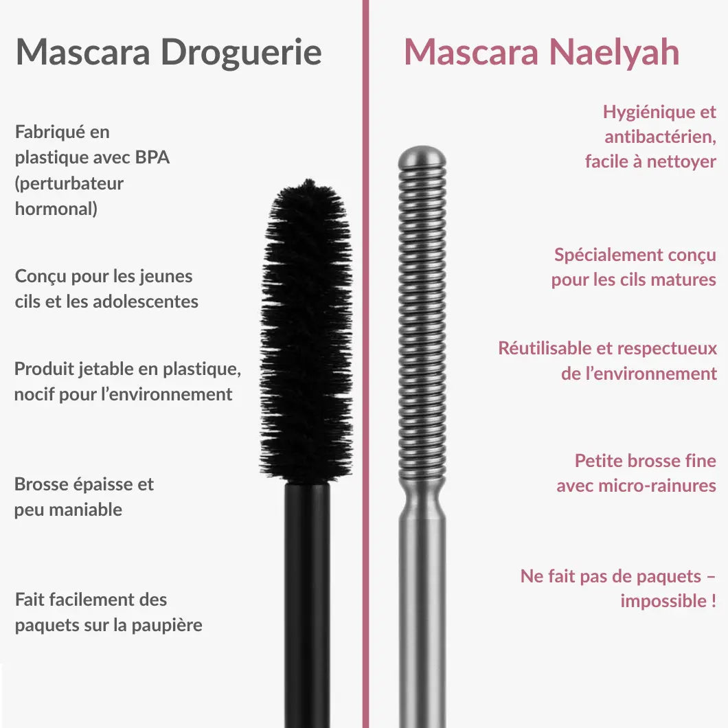 Mascara naturel, allongeant et nourrissant