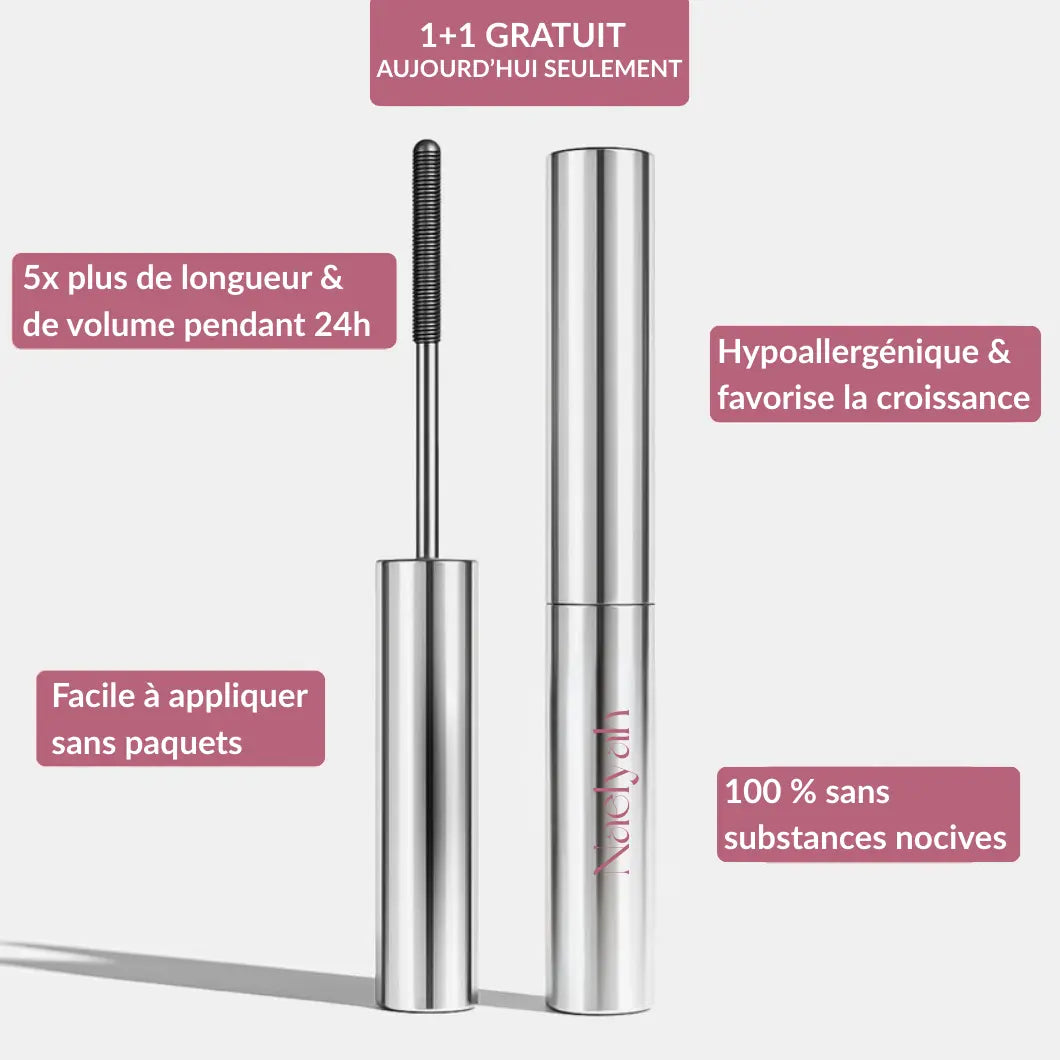 Mascara naturel, allongeant et nourrissant