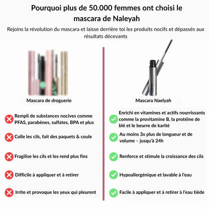 Mascara naturel, allongeant et nourrissant