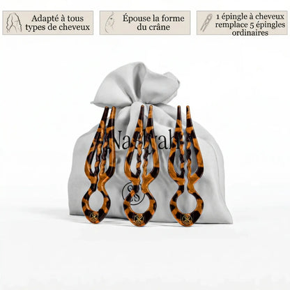 Épingles à cheveux Prestige - 3 par paquet