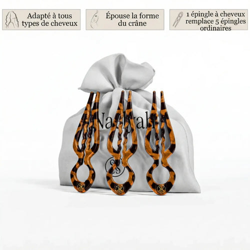 Épingles à cheveux Prestige - 3 par paquet
