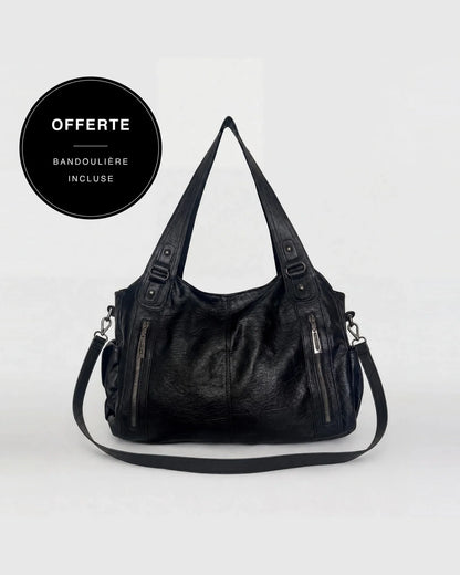 Sac Margot Noir - bandoulière offerte